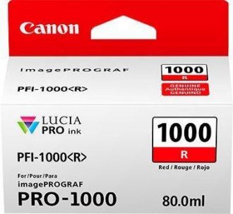 Canon Original Druckerpatrone PFI-1000R rot 5.355 Seiten 80ml (0554C001)