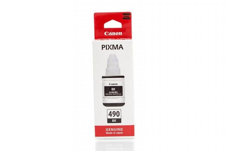 Canon Original Nachfülltinte GI-490BK schwarz 6.000 Seiten 135ml (0663C001)