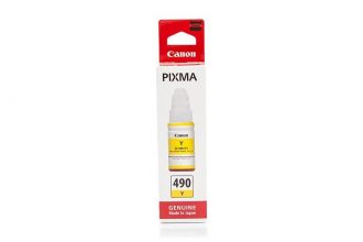 Canon Original Nachfülltinte GI-490Y gelb 7.000 Seiten 70ml (0666C001)