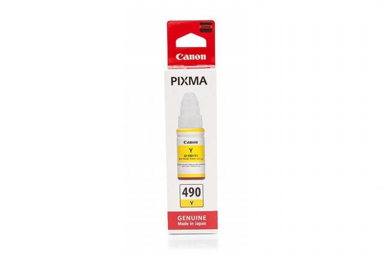 Canon Original Nachfülltinte GI-490Y gelb 7.000 Seiten 70ml (0666C001)