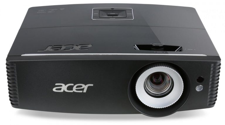 Acer Beamer P6200 mobiler DLP-Business-Projektor schwarz