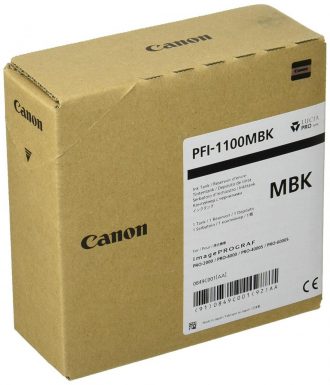Canon Original Druckerpatrone PFI-1100MBK schwarz matt 160ml (0849C001)
