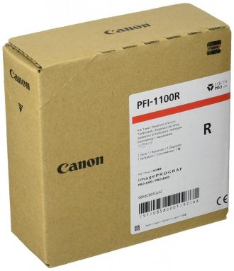 Canon Original Druckerpatrone PFI-1100R rot 160ml (0858C001)