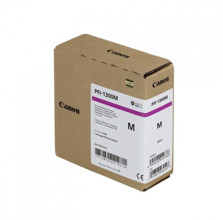 Canon Original Druckerpatrone PFI-1300M magenta 330ml (0813C001)