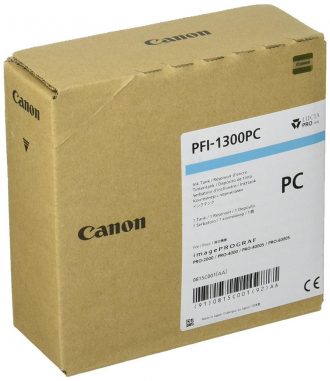 Canon Original Druckerpatrone PFI-1300PC cyan hell 330 ml (0 815C001)