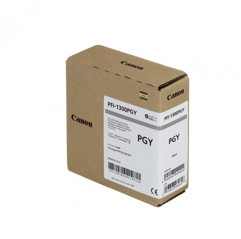Canon Original Druckerpatrone PFI-1300PGY grau hell 330ml (0 818C001)