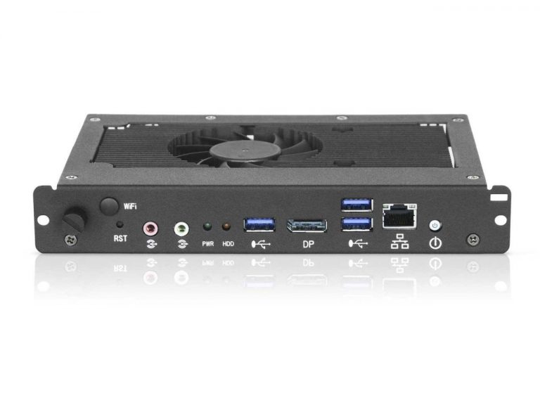 NEC OPS Slot-in PC Digital Signage-Player Intel Celeron G390 0E, 4GB RAM, 64GB SSD, Intel HD 510, Win Emb. 7