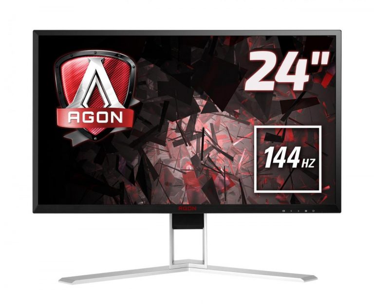 AOC Gaming-Monitor AGON AG241QX LCD-Display 60,5 cm (24") schwarz/rot