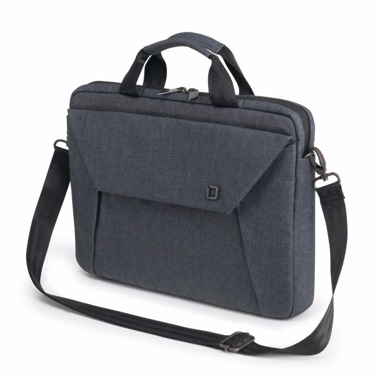 DICOTA Slim Case EDGE 33,78 cm (13.3") Notebook-Tasche, blau denim