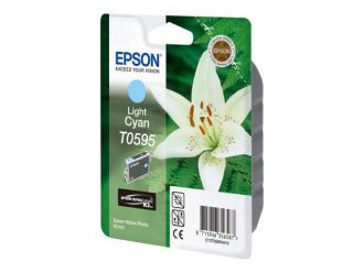 Epson Original T0595 Druckerpatrone cyan hell 520 Seiten 13ml (C13T05954010)