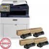 Xerox WorkCentre 6515N Farb-Multifunktionsgerät + Original Toner Rainbow-Kit BK 2.500 Seiten CMY 1.000 Seiten