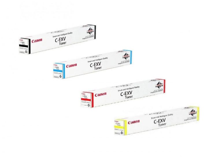 Canon Original Toner C-EXV52 4er-Set schwarz, cyan, magenta, gelb (OP0998C002)