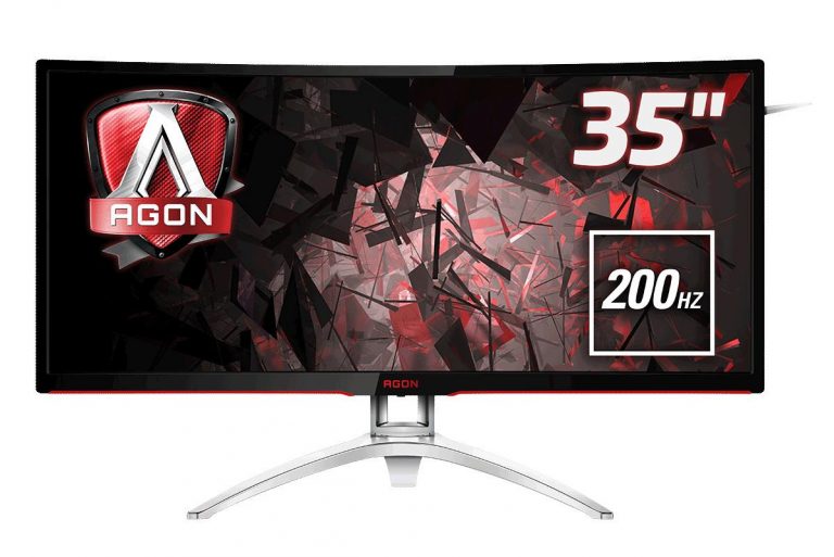 AOC Curved-Gaming-Monitor AGON AG352QCX LCD-Display 88,98 cm (35") schwarz/silber
