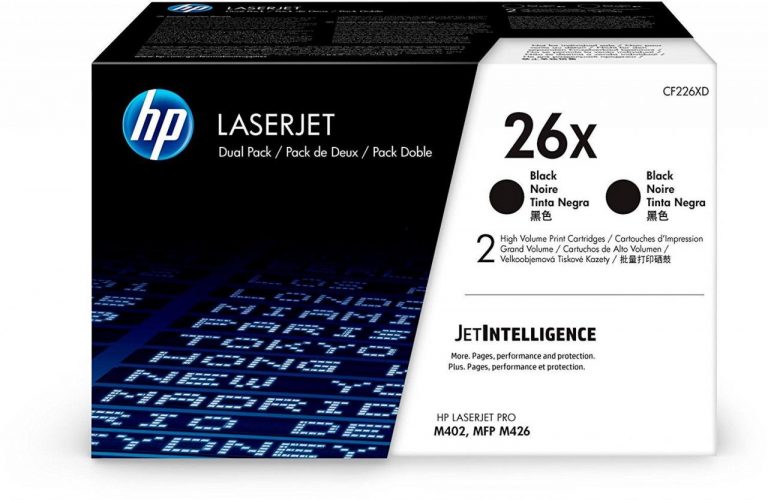 HP Original 26X Toner Doppelpack schwarz hohe Kapazität 2 x 9.000 Seiten (CF226XD)