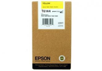 Epson Original T6144 Druckerpatrone gelb 220ml (C13T614400)