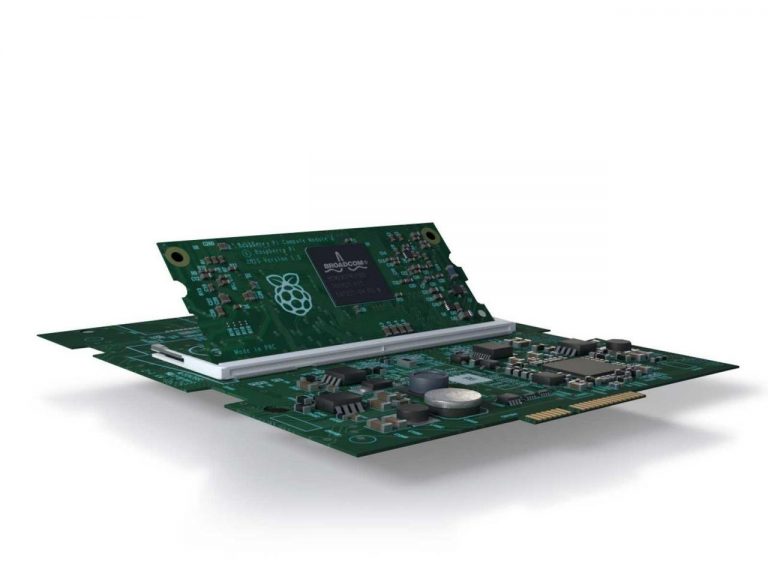 NEC Raspberry Pi 3 Computer Module ARM Cortex A53, 16GB eMMC, Raspbian Jessie with PIXEL