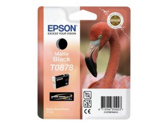 Epson Original T0878 Druckerpatrone schwarz matt Blister 11ml (C13T08784020)