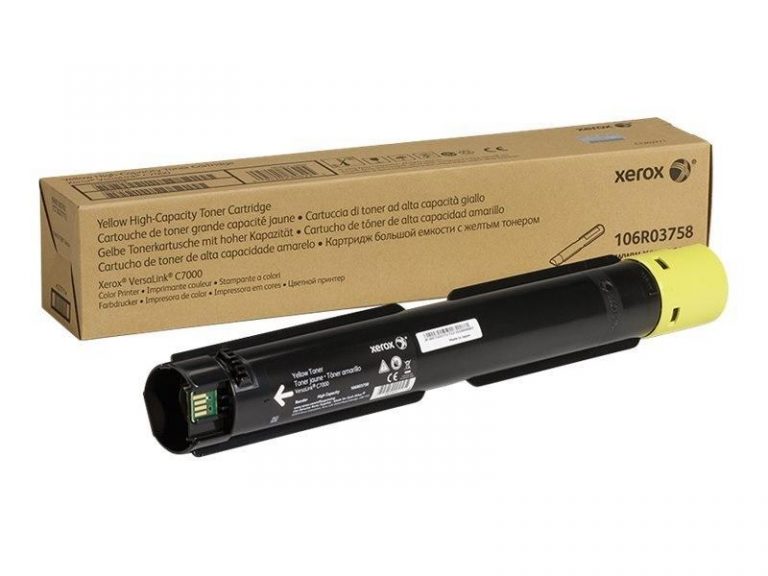 Xerox Original Hochleistungs-Toner gelb bis zu 10.100 Seiten für VersaLink C7000 (106R03758)