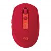 Logitech M590 Multi-Device Silent Wireless Maus, Ruby