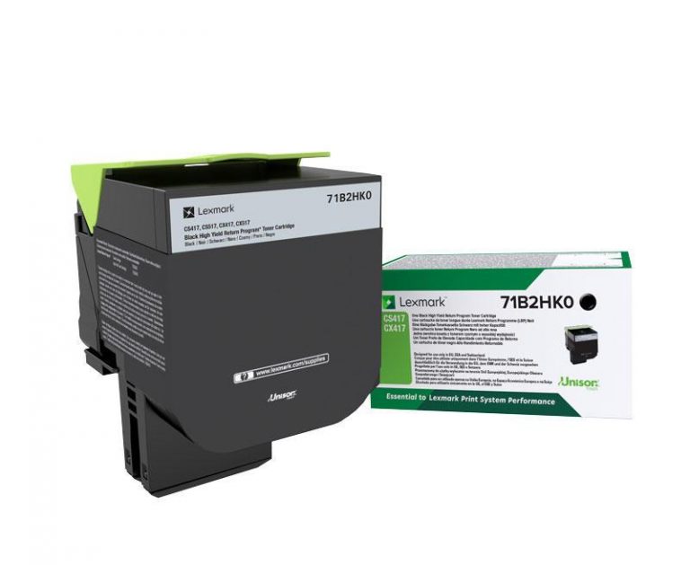 Lexmark Original Toner schwarz 6.000 Seiten (71B2HK0) für CS417dn, CS517de, CX417de, CX517de