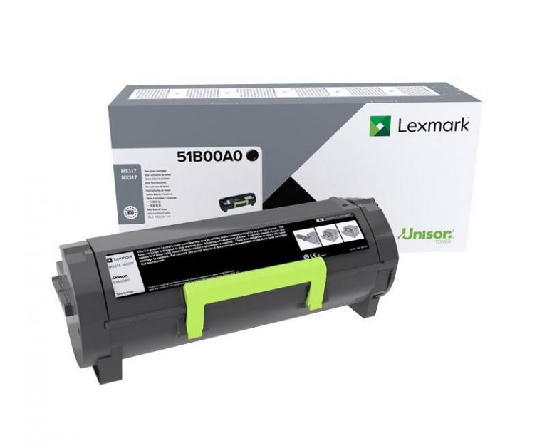 Lexmark Original Toner schwarz 2.500 Seiten (51B00A0) für MS317dn, MX317dn