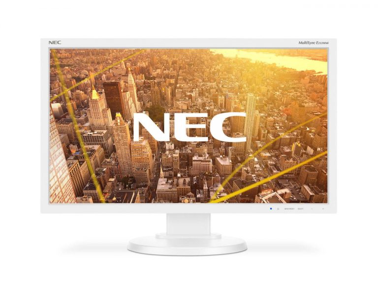 NEC Monitor MultiSync E233WMi-WH LED-Display 58,4 cm (23") weiß