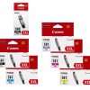 Canon Original Druckerpatronen PGI-580PGBK+ CLI-581XXL Multipack 6er-Set schwarz,cyan,fotoblau,magenta,gelb