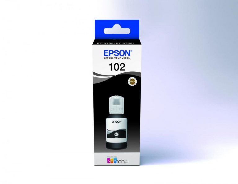 Epson Original EcoTank 102 Nachfülltinte schwarz 14.000 Seiten 127ml (C13T03R140)