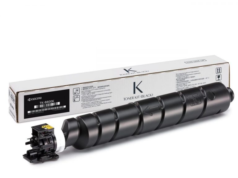 Kyocera Original TK-8800K Toner schwarz bis zu 30.000 Seiten (1T02RR0NL0) für ECOSYS P8060cdn