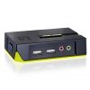 LevelOne KVM-0221 2-Port USB VGA KVM Switch, audio support