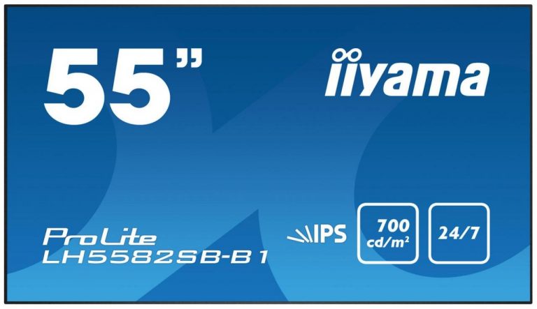 Iiyama Digital Signage ProLite LH5582SB-B1 LED-Display 138,8 cm (54,6") schwarz