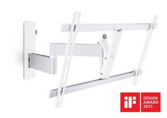 Vogel's WALL 3345 TV-Wandhalterung für 102-165 cm (40-65") drehbar und neigbar, max. 30 kg, Vesa max. 600 x 400, weiß
