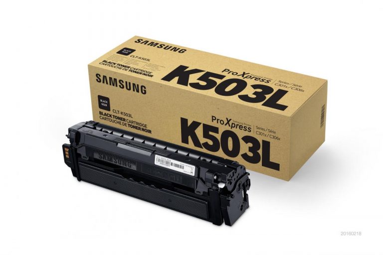 Samsung Original CLT-K503L Toner schwarz 8.000 Seiten (CLT-K503L/ELS) für SL-C3010ND, SL-C3060FR