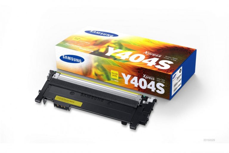 Samsung Original CLT-Y404S Toner gelb 1.000 Seiten (CLT-Y404S/ELS) für Xpress C430/W, C480/FN/FW/W