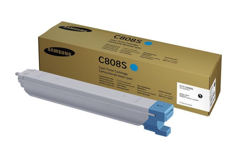 Samsung Original CLT-C808S Toner cyan 20.000 Seiten (CLT-C80 8S/ELS) für MultiXpress X4220RX, X4250LX, X4300LX