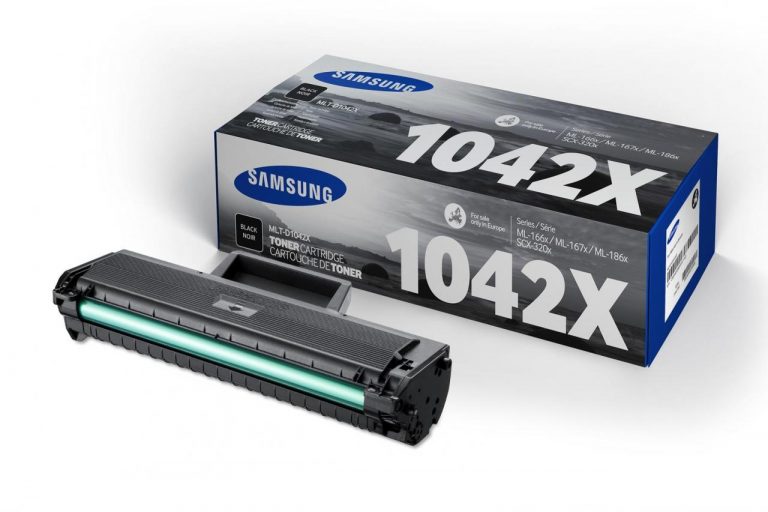 Samsung Original MLT-D1042X Toner schwarz 700 Seiten (MLT-D1042X/ELS) für ML-1660, 1665, 1670, 1675, 1860, 1865