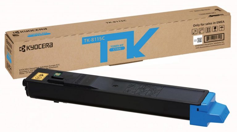 Kyocera Original TK-8115C Toner cyan 6.000 Seiten (1T02P3CNL0) M8124cidn, M8130cidn