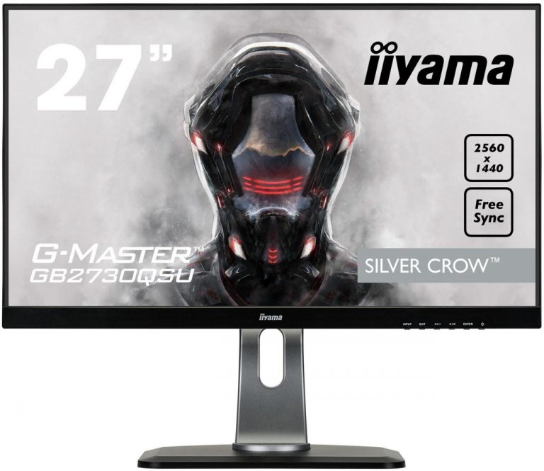 Iiyama Gaming-Monitor G-MASTER Silver Crow GB2730QSU-B1 LED-Display 68,5 cm (27") schwarz