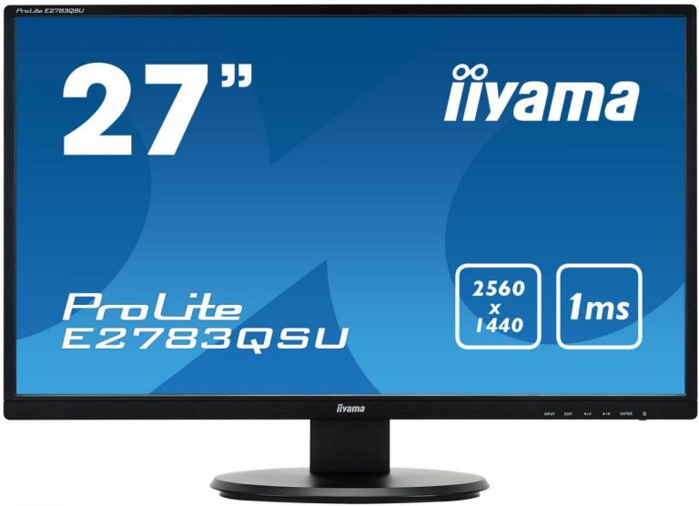 Iiyama Monitor ProLite E2783QSU-B1 LED-Display 68,5 cm (27") schwarzmatt