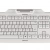Cherry KC 1000 SC-Z kabelgebundene Tastatur mit Kartenlesegerät (USB, hellgrau)