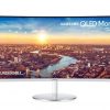 Samsung Curved Monitor C34J791WTU QLED-Display (34") weiß