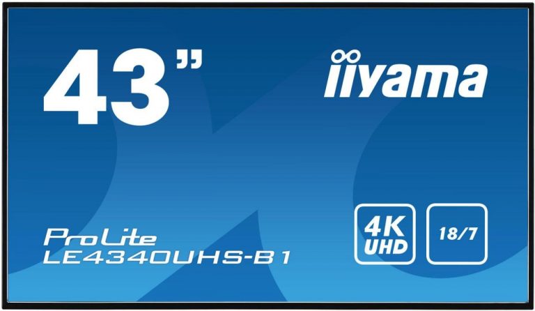 Iiyama Digital Signage ProLite LE4340UHS-B1 LED-Display 107,9 cm (42,5") schwarzmatt