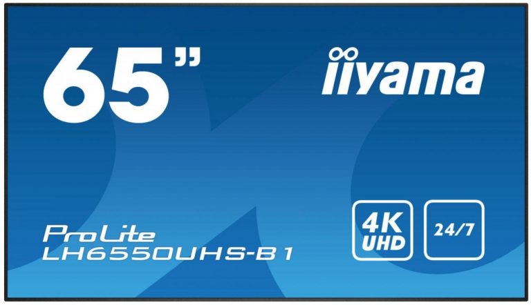 Iiyama Digital Signage ProLite LH6550UHS-B1 LCD-Display 164 cm (65") schwarz