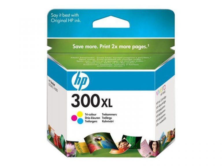 HP Original 300XL Druckerpatrone cyan magenta gelb 440 Seiten11ml (CC644EE)