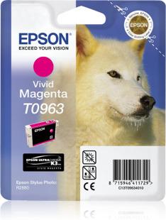 Epson Original T0963 UltraChrome K3 Druckerpatrone magenta 865 Seiten 11ml (C13T09634010)