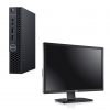 Dell OptiPlex 3060 Micro Form Factor + Dell UltraSharp U2412M Monitor (24") 61cm