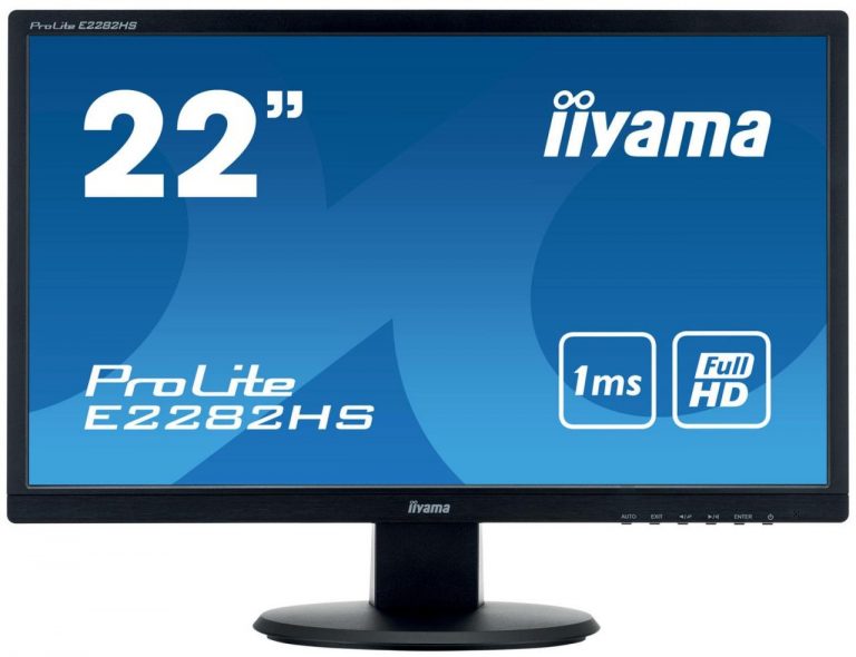 Iiyama Monitor ProLite E2282HS-B1 LED-Display 54,7 cm (21,5") schwarzmatt