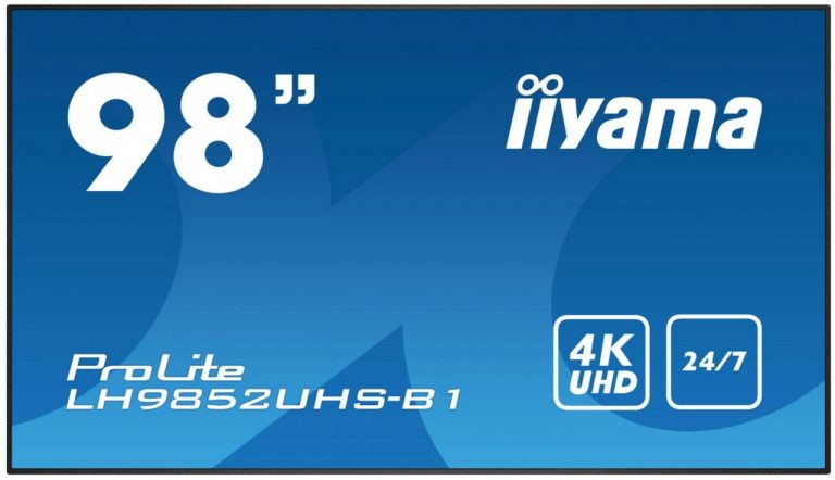 Iiyama Digital Signage ProLite LH9852UHS-B1 LED-Display 247,7 cm (98") schwarzmatt