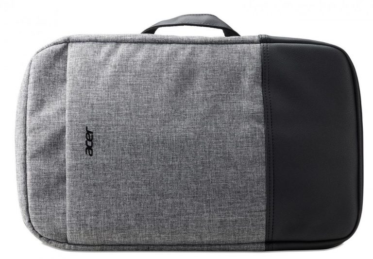 Acer Slim 3-in-1 Notebook-Rucksack/Tasche 35,6 (14") grau/schwarz