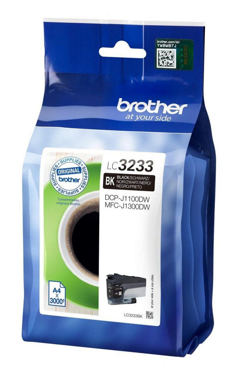 Brother Original LC-3233BK Druckerpatrone schwarz bis zu 300 0 Seiten